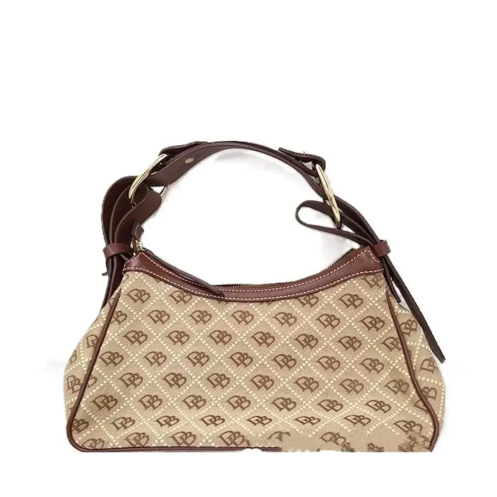 Dooney & Bourke Canvas Monogram Shoulder Mini Handbag Vintage - Picture 10 of 10